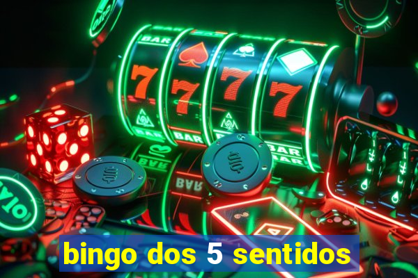 bingo dos 5 sentidos